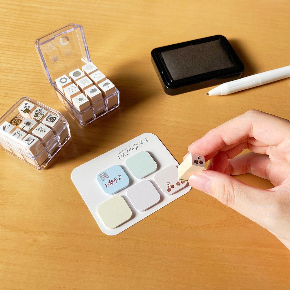 Beverly Marumi Sticky Notes - Petite (4 patterns) - Tea Time by Techo Treats Stationery