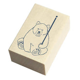 Beverly MT Pal Rubber Stamp - Bear - Default Title by Techo Treats Stationery