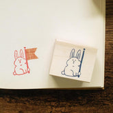 Beverly MT Pal Rubber Stamp - Rabbit - Default Title by Techo Treats Stationery
