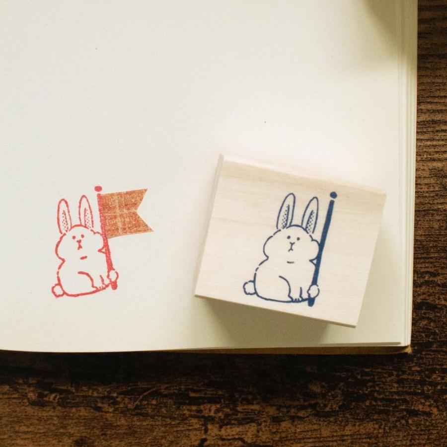 Beverly MT Pal Rubber Stamp - Rabbit - Default Title by Techo Treats Stationery