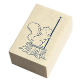 Beverly MT Pal Rubber Stamp - Squirrel - Default Title by Techo Treats Stationery