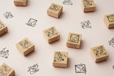 Beverly Sankakeru Currently on Vacation Rubber Stamp - Gaming - Default Title by Techo Treats Stationery