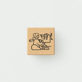 Beverly Sankakeru Currently on Vacation Rubber Stamp - Gaming - Default Title by Techo Treats Stationery