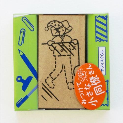 Beverly Sankakeru Office Life Rubber Stamp - File - Default Title by Techo Treats Stationery