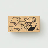 Beverly Sankakeru Office Life Rubber Stamp - Keyboard - Default Title by Techo Treats Stationery