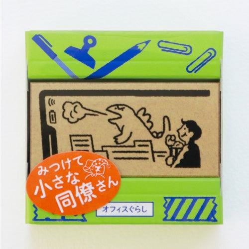 Beverly Sankakeru Office Life Rubber Stamp - Smart Phone - Default Title by Techo Treats Stationery