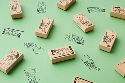 Beverly Sankakeru Office Life Rubber Stamp - Smart Phone - Default Title by Techo Treats Stationery