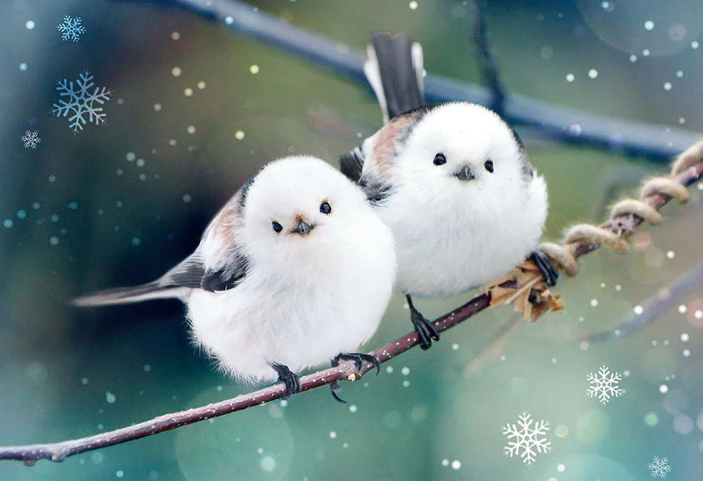 Beverly Shimaenaga Long-tailed Tit Jigsaw Puzzle 300 pcs (2 designs)