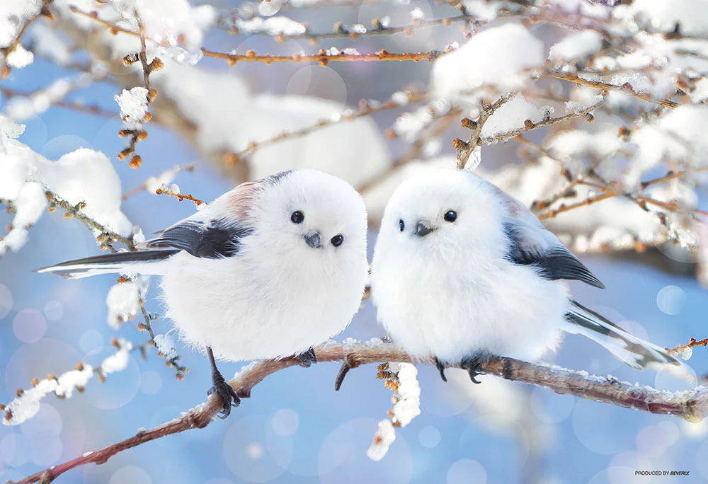 Beverly Shimaenaga Long-tailed Tit Jigsaw Puzzle 300 pcs (2 designs) - 300-101 by Techo Treats Stationery