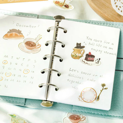 BGM Afternoon Tea Party Foil-stamped Flake Seal - Let&