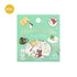 BGM Afternoon Tea Party Foil-stamped Flake Seal - Sing a Song - Default Title by Techo Treats Stationery