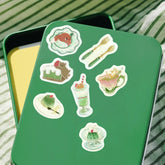 BGM Afternoon Tea Party Foil-stamped Flake Seal - Sing a Song - Default Title by Techo Treats Stationery