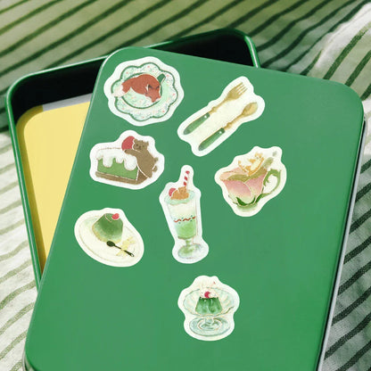 BGM Afternoon Tea Party Foil-stamped Flake Seal - Sing a Song - Default Title by Techo Treats Stationery