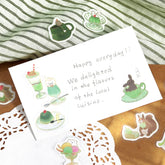 BGM Afternoon Tea Party Foil-stamped Flake Seal - Sing a Song - Default Title by Techo Treats Stationery