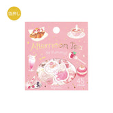 BGM Afternoon Tea Party Foil-stamped Flake Seal - So Yummy - Default Title by Techo Treats Stationery