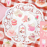 BGM Afternoon Tea Party Foil-stamped Flake Seal - So Yummy - Default Title by Techo Treats Stationery