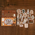BGM Blue Sky Flea Market Vintage Zakka Foil-stamped Flake Seal - Antique Tools - Default Title by Techo Treats Stationery