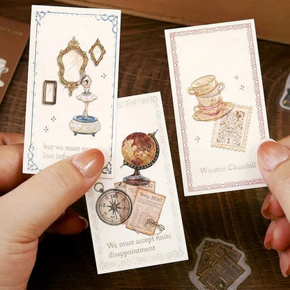 BGM Blue Sky Flea Market Vintage Zakka Foil-stamped Flake Seal - Antique Tools - Default Title by Techo Treats Stationery