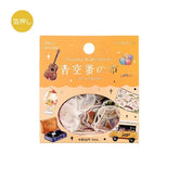 BGM Blue Sky Flea Market Vintage Zakka Foil-stamped Flake Seal - Let&
