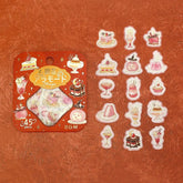 BGM Cafe A La Mode Magic Foil-stamped Flake Seal - Flame - Default Title by Techo Treats Stationery