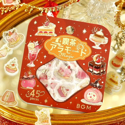 BGM Cafe A La Mode Magic Foil-stamped Flake Seal - Flame