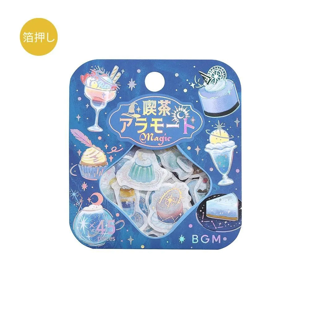 BGM Cafe A La Mode Magic Foil-stamped Flake Seal - Ice