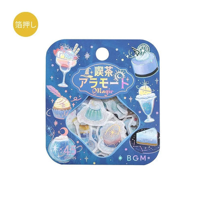 BGM Cafe A La Mode Magic Foil-stamped Flake Seal - Ice