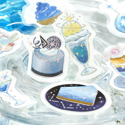 BGM Cafe A La Mode Magic Foil-stamped Flake Seal - Ice