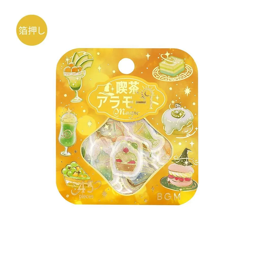 BGM Cafe A La Mode Magic Foil-stamped Flake Seal - Light