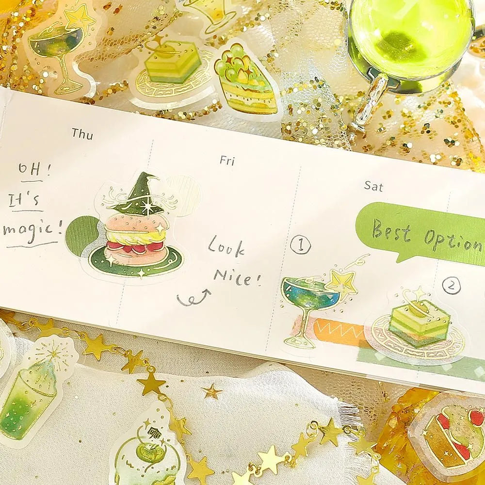 BGM Cafe A La Mode Magic Foil-stamped Flake Seal - Light