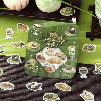 BGM Cafe A La Mode Miyabi Foil-stamped Flake Seal - Pine Needle - Default Title by Techo Treats Stationery