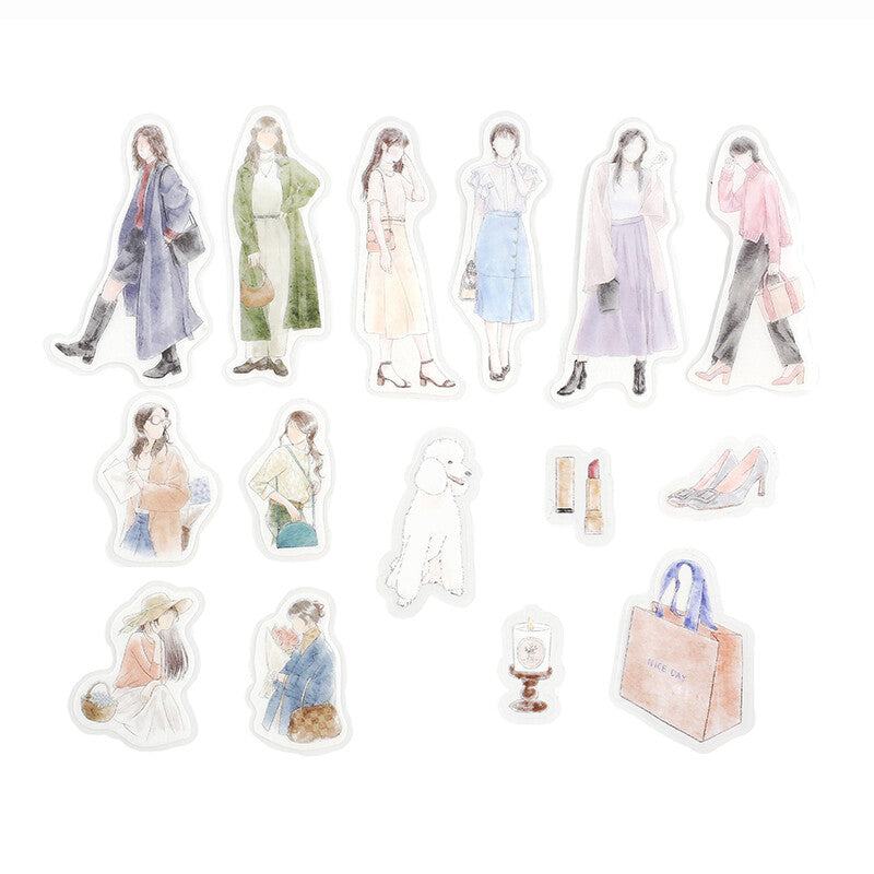 BGM Cherie Coordinate Seal - Ginza - Default Title by Techo Treats Stationery