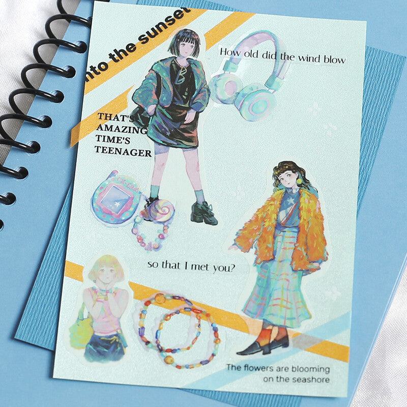 BGM Cherie Coordinate Seal - Harajuku - Default Title by Techo Treats Stationery