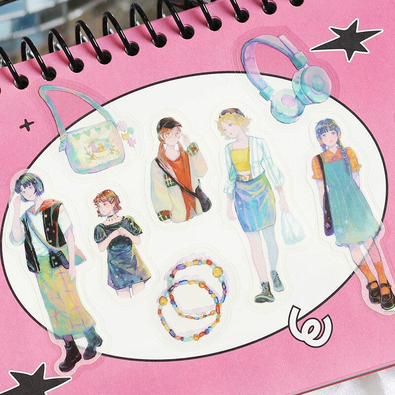 BGM Cherie Coordinate Seal - Harajuku - Default Title by Techo Treats Stationery