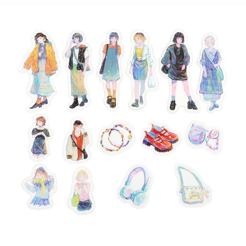 BGM Cherie Coordinate Seal - Harajuku - Default Title by Techo Treats Stationery