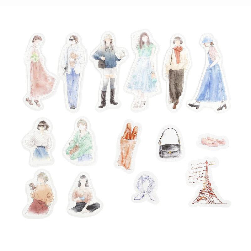 BGM Cherie Coordinate Seal - Paris - Default Title by Techo Treats Stationery