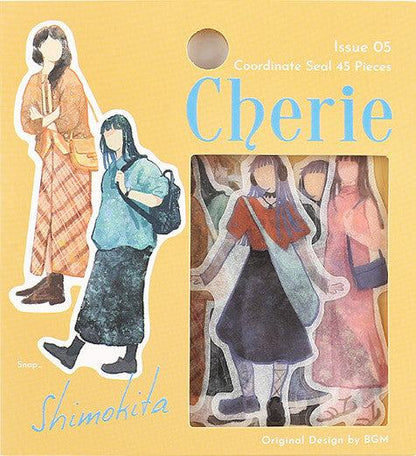 BGM Cherie Coordinate Seal - Shimokitazawa - Default Title by Techo Treats Stationery
