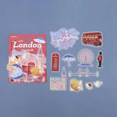 BGM City Guide Clear Sticker - London - Default Title by Techo Treats Stationery