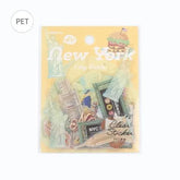 BGM City Guide Clear Sticker - New York - Default Title by Techo Treats Stationery