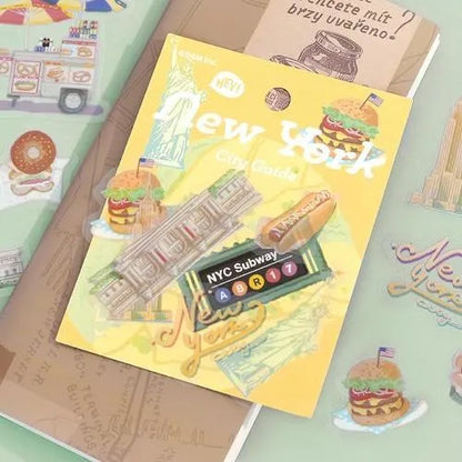 BGM City Guide Clear Sticker - New York - Default Title by Techo Treats Stationery