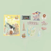 BGM City Guide Clear Sticker - New York - Default Title by Techo Treats Stationery