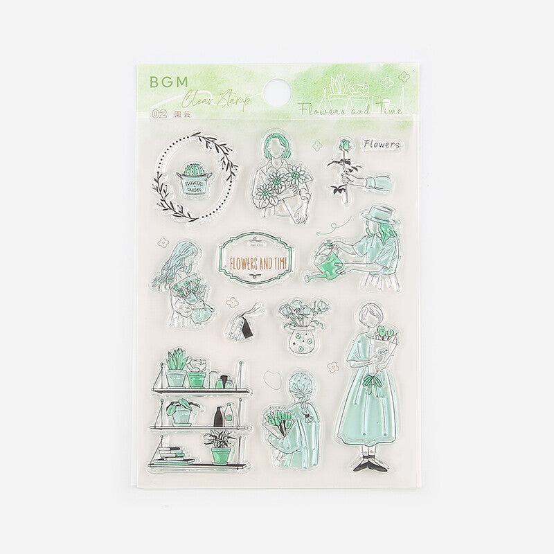 BGM Clear Stamp - How to Spend Your Holiday - Gardening - Default Title by Techo Treats Stationery