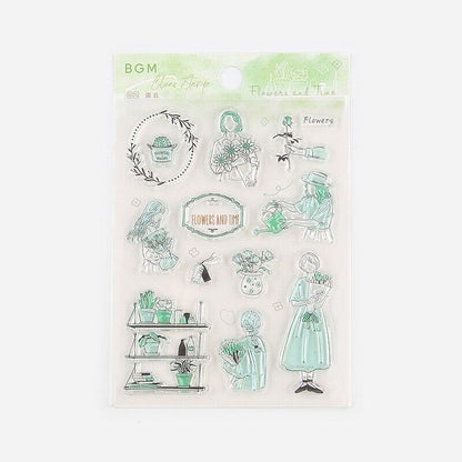 BGM Clear Stamp - How to Spend Your Holiday - Gardening - Default Title by Techo Treats Stationery