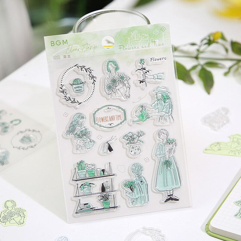 BGM Clear Stamp - How to Spend Your Holiday - Gardening - Default Title by Techo Treats Stationery