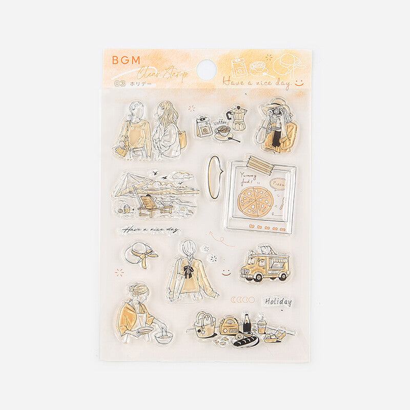 BGM Clear Stamp - How to Spend Your Holiday - Holiday - Default Title by Techo Treats Stationery