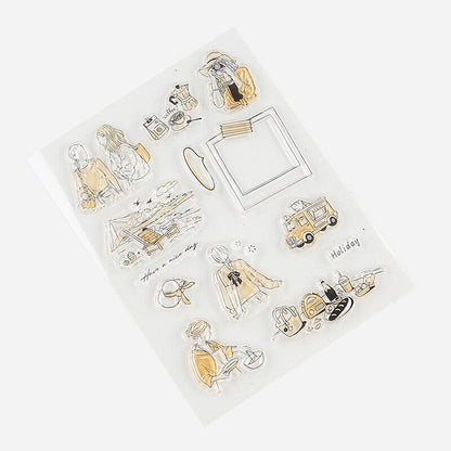 BGM Clear Stamp - How to Spend Your Holiday - Holiday - Default Title by Techo Treats Stationery