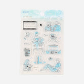 BGM Clear Stamp - How to Spend Your Holiday - Movies and Reading - Default Title by Techo Treats Stationery