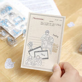 BGM Clear Stamp - How to Spend Your Holiday - Movies and Reading - Default Title by Techo Treats Stationery