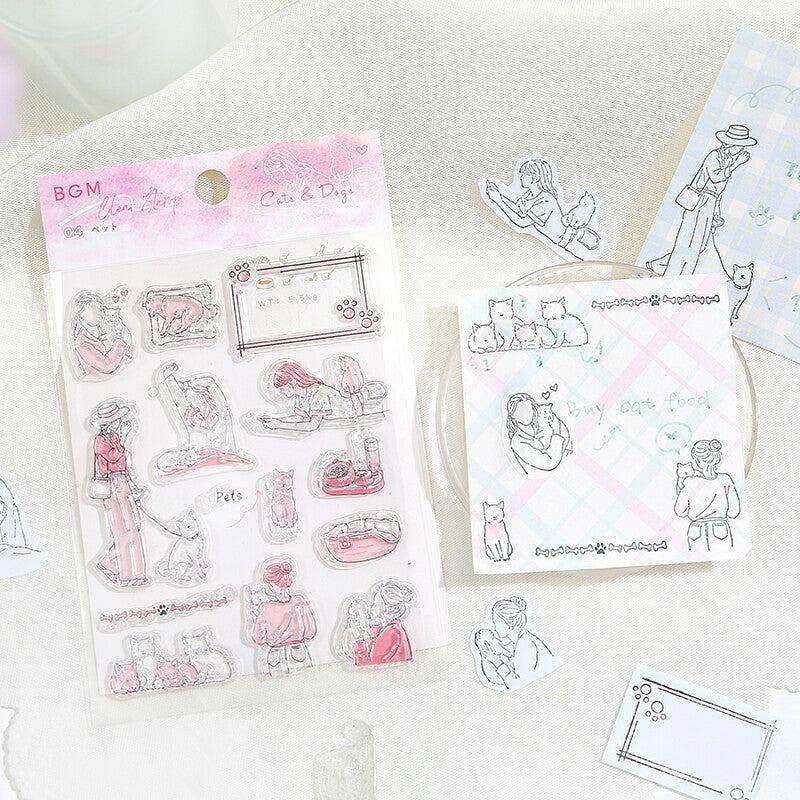 BGM Clear Stamp - How to Spend Your Holiday - Pets - Default Title by Techo Treats Stationery