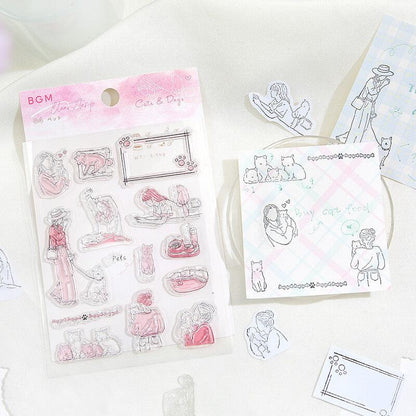 BGM Clear Stamp - How to Spend Your Holiday - Pets - Default Title by Techo Treats Stationery